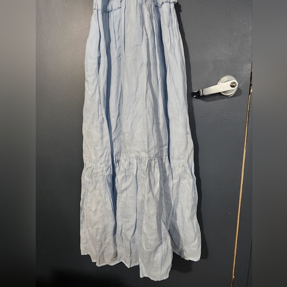 Sea New York Smocked Cole Maxi Dress RAMIE Coastal Quiet Luxury M - Picture 9 of 9